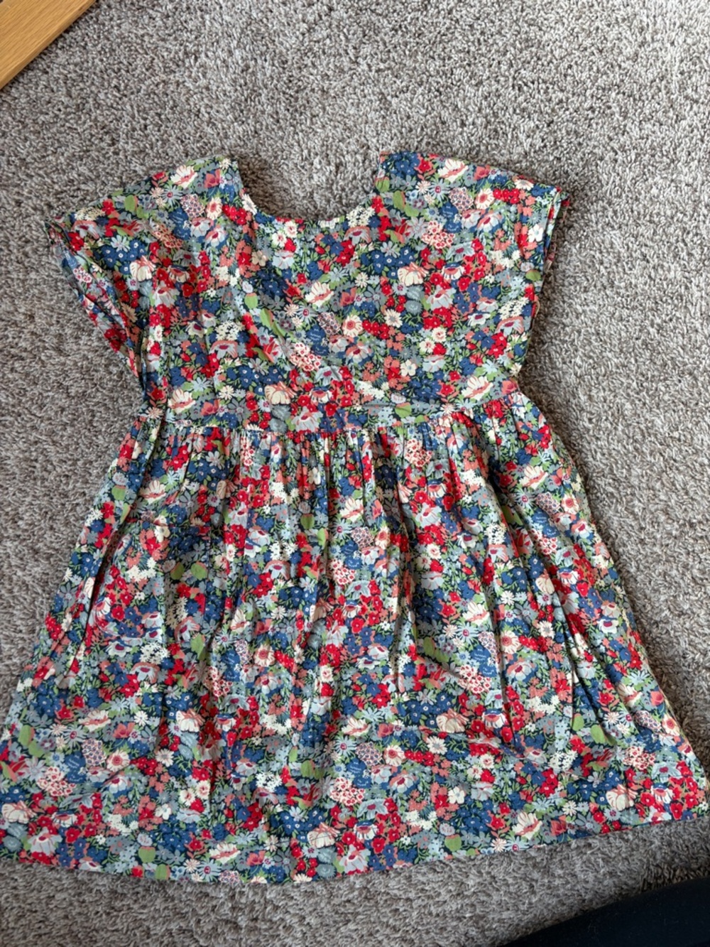 Liberty floral girls dress 6/7